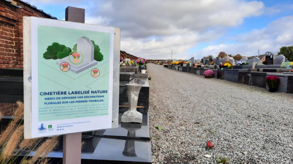 Braine-le-Comte : les cimetières distingués par un label vert