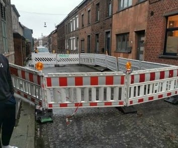 Manage : effondrement d'une voirie, les maisons épargnées