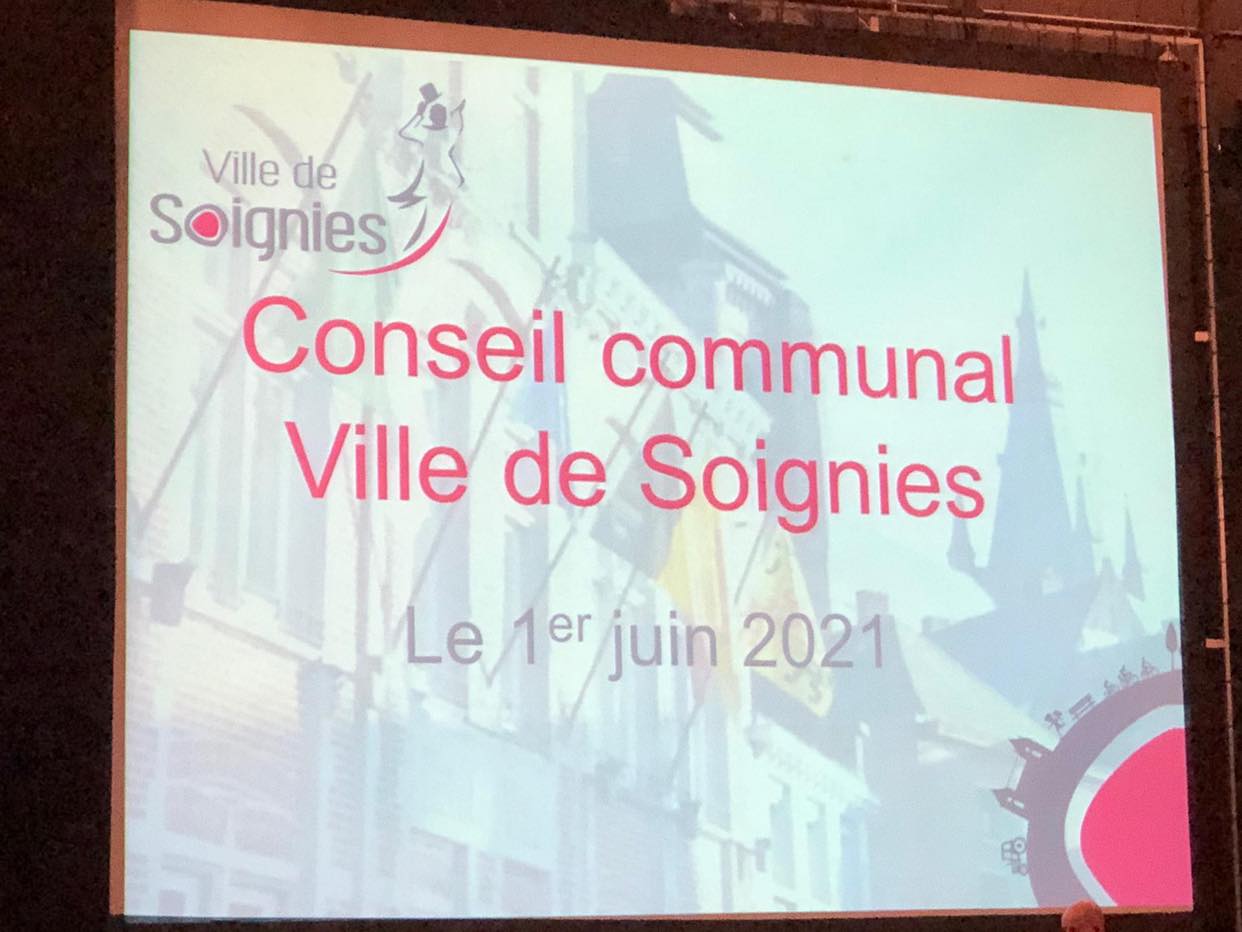 Soignies : séance du conseil de ce mois de juin 2021