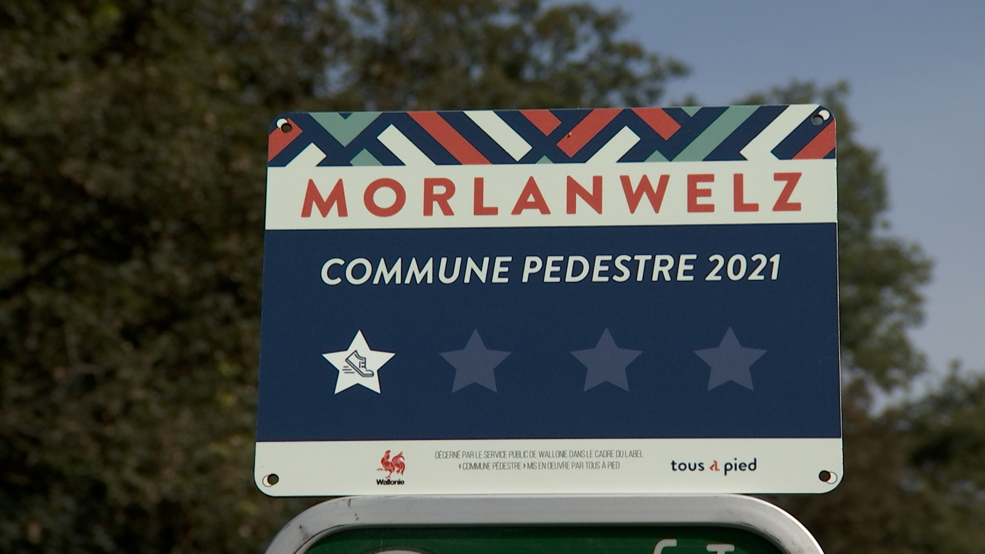 Morlanwelz obtient le label "Commune pédestre 2021"