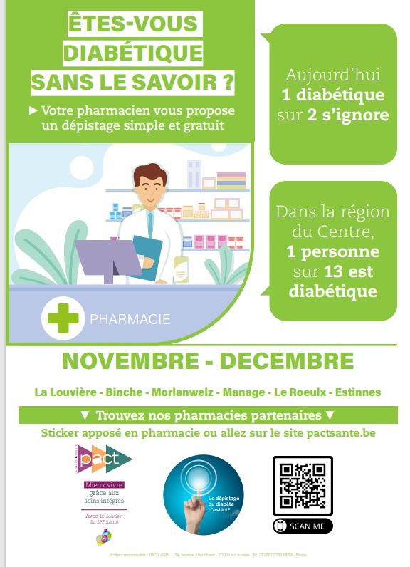 Centre : dépistage du diabète gratuit en pharmacie