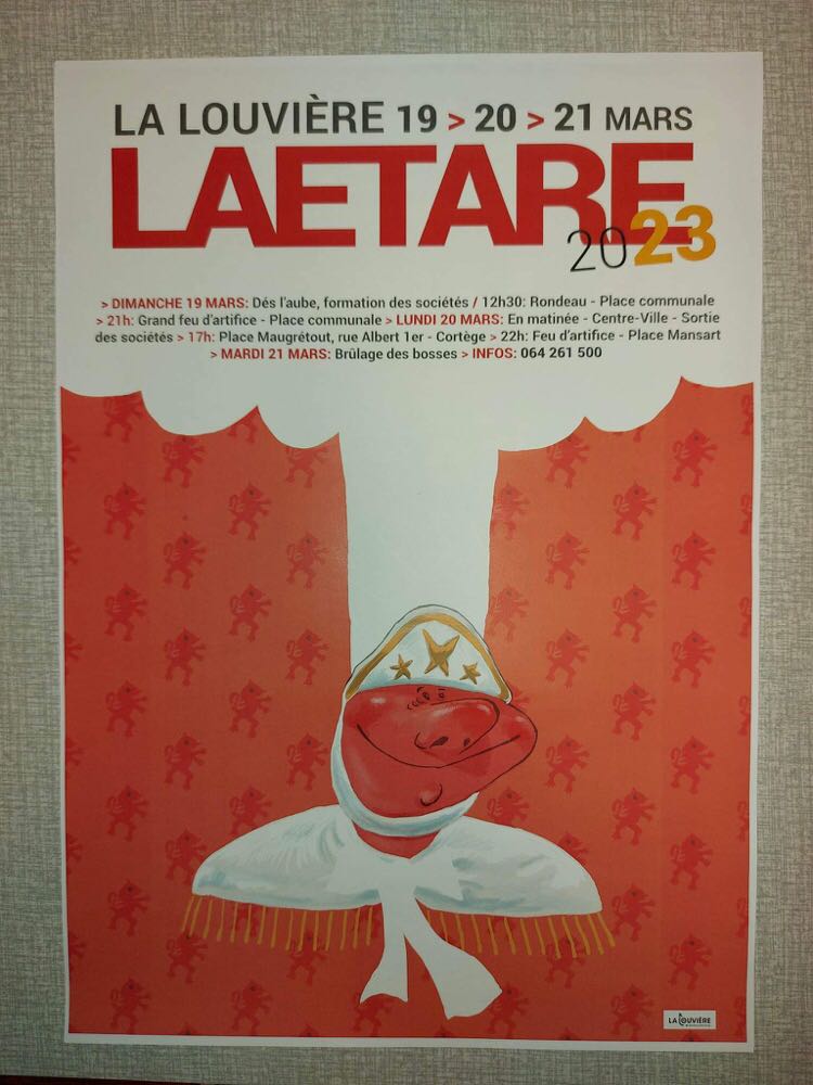 Une affiche lauréate refusée pour le Laetare