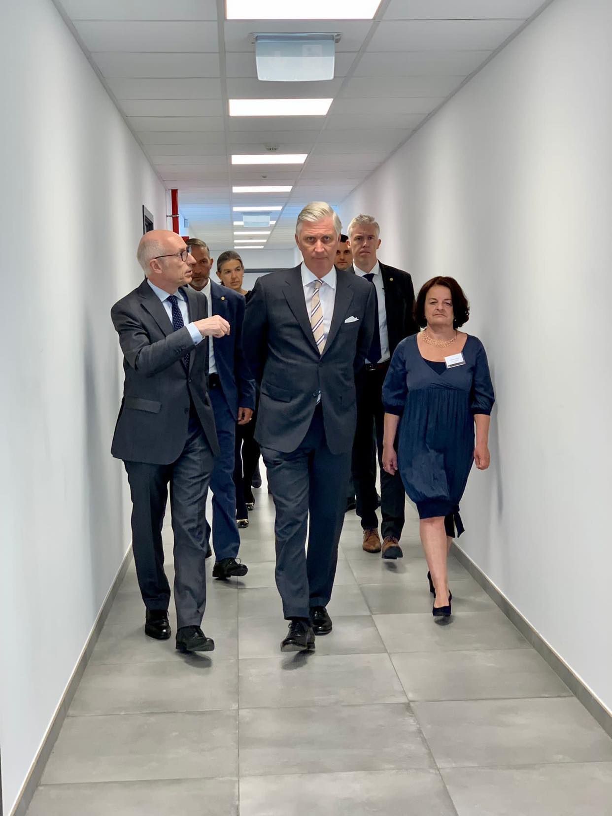 Seneffe : le Roi en visite chez Aptaskil 