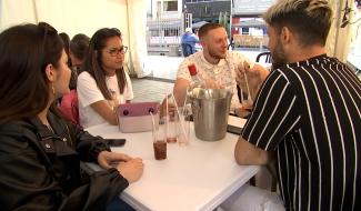 La Louvière : l'horeca et les tonnelles du château Gilson